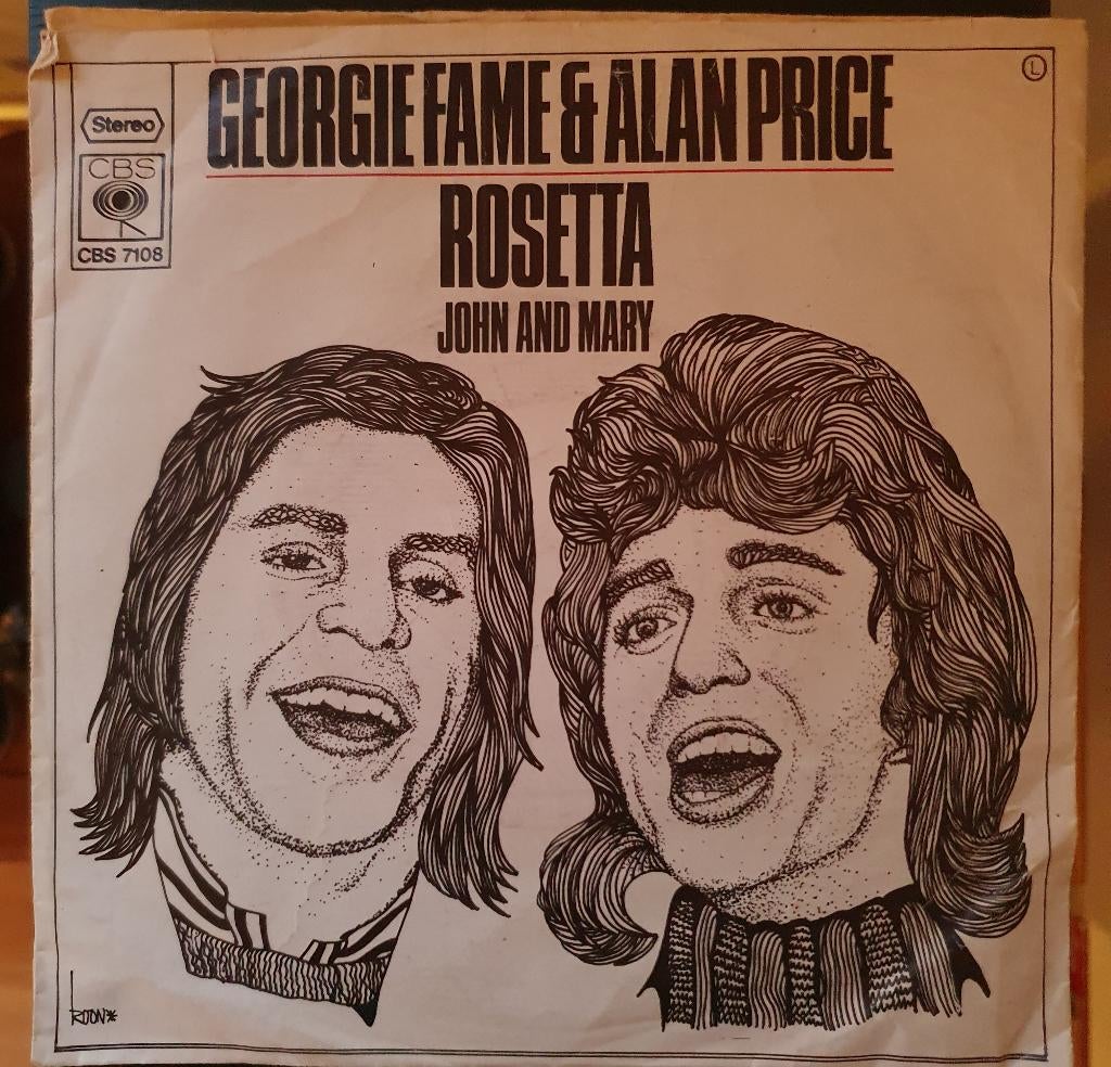 Georgie Fame & Alan Price - Rosetta, Gebruikt, 7 inch, Single, Ophalen of Verzenden