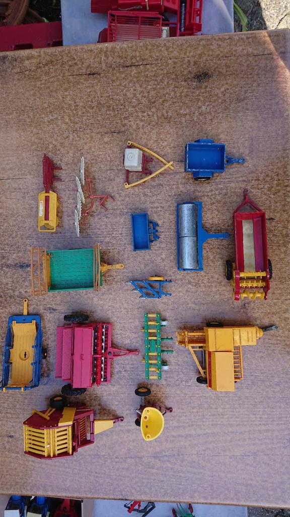 Britains landbouw aanhangers., Hobby en Vrije tijd, Modelauto's | 1:32, Ophalen of Verzenden, Gebruikt, Tractor of Landbouw, Britains