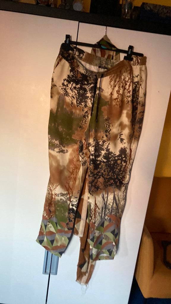 Expresso set pantalon met striklint 44 nieuw plus sjaal, Ophalen of Verzenden, Zo goed als nieuw, Maat 42/44 (L), Lang