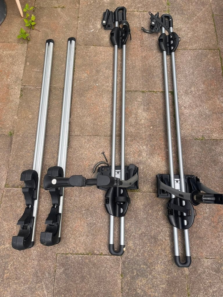 Thule fiets dakdragers (FreeRide), Ophalen, Brede banden, Zo goed als nieuw, Dakdrager