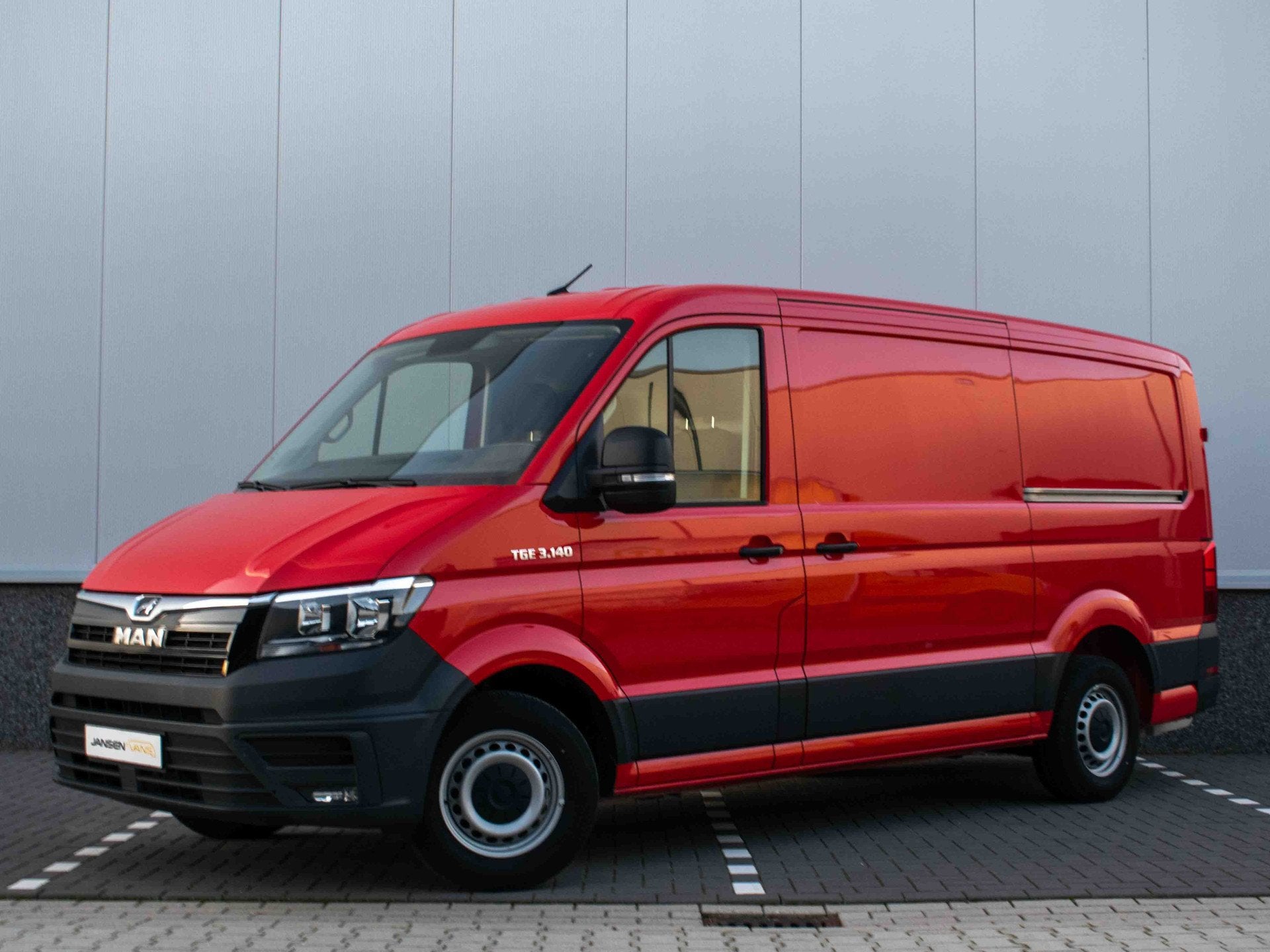 MAN TGE 3.140 3.5T Lang | 2x schuifdeur | Carplay | Standkac, Auto's, Adaptive Cruise Control, Stof, Gebruikt, Zwart