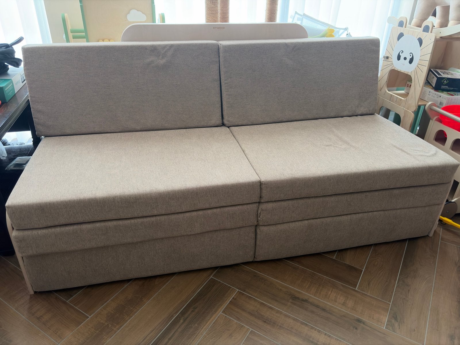 Speelbank Fitwood Kinos Set, Gebruikt, 150 tot 200 cm, Tweepersoons, 75 tot 100 cm