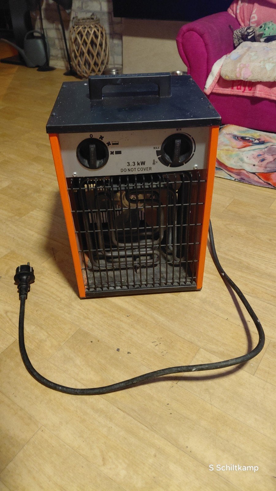 Trotec TDS 20 Elektrische Kachel - 3.3 kW, 30 tot 80 cm, Hoog rendement (Hr), Kachel, Minder dan 60 cm