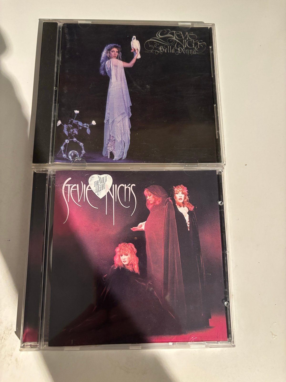 Stevie Nicks CD's: Bella Donna & The Wild Heart, Gebruikt, Pop, Ophalen of Verzenden, Inclusief doosje
