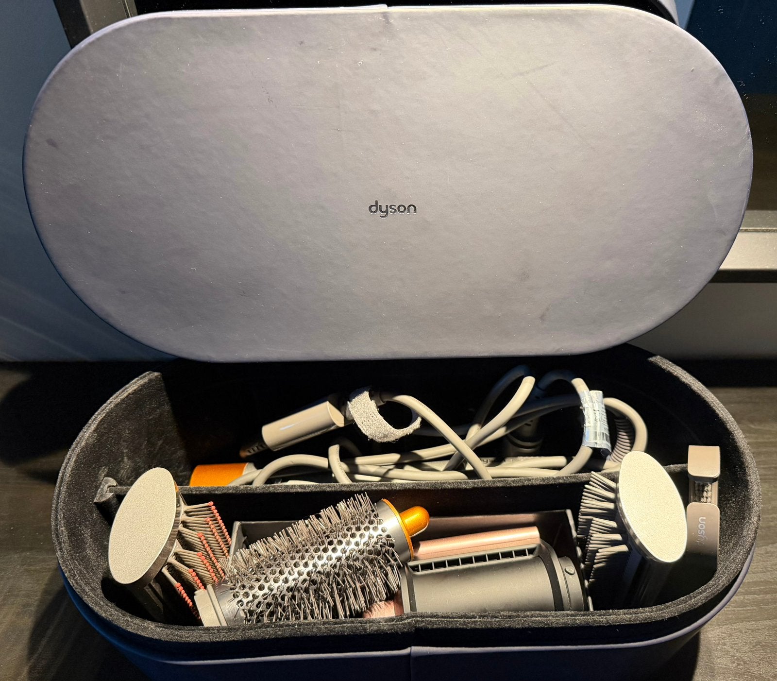 Dyson Airwrap Complete Long, Ophalen, Zo goed als nieuw, Föhn of Haardroger