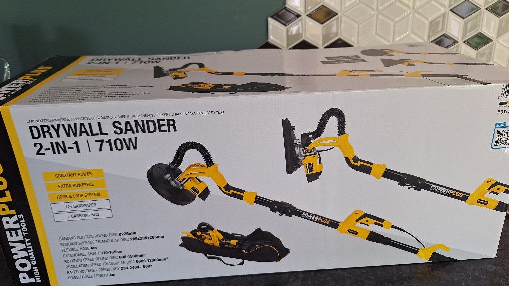 Wand- plafond schuurmachine, Ophalen, Nieuw, 600 tot 1200 watt, Overige typen