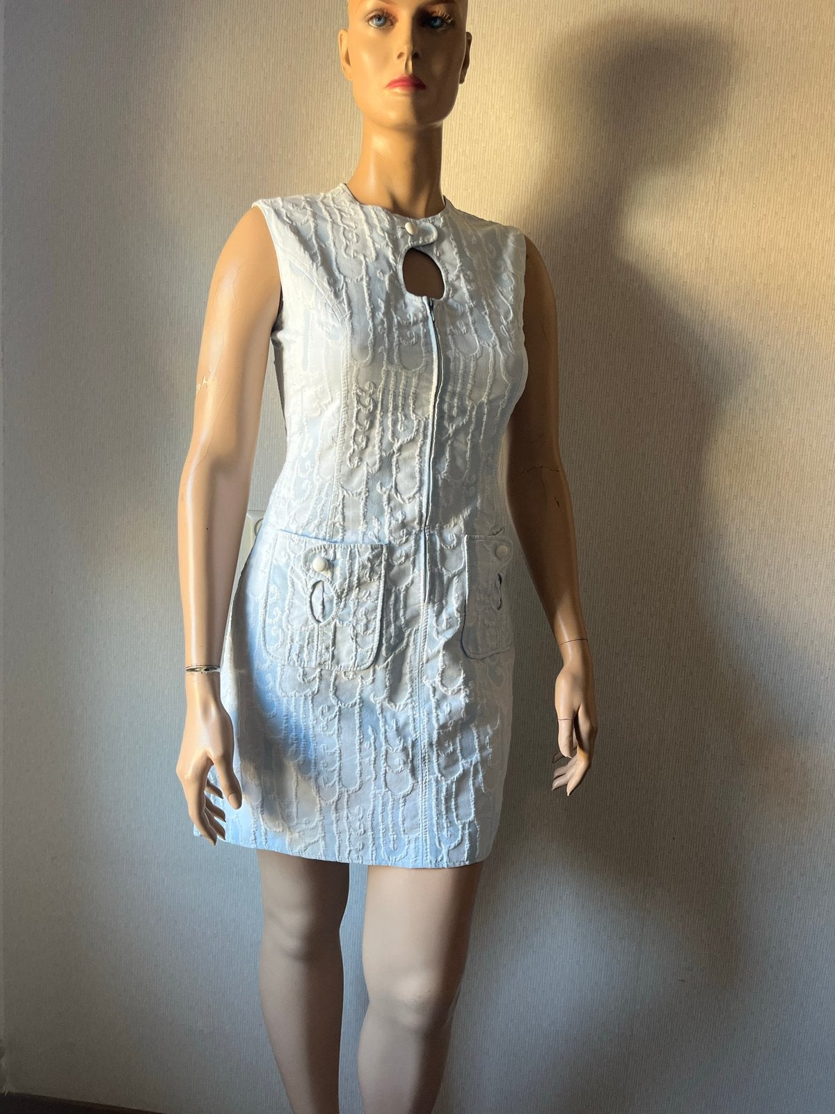 Prachtige retro jurk (jaren 60) maat 36/38, Kleding | Dames, Maat 38/40 (M), Meerkleurig, Ophalen of Verzenden, Gedragen