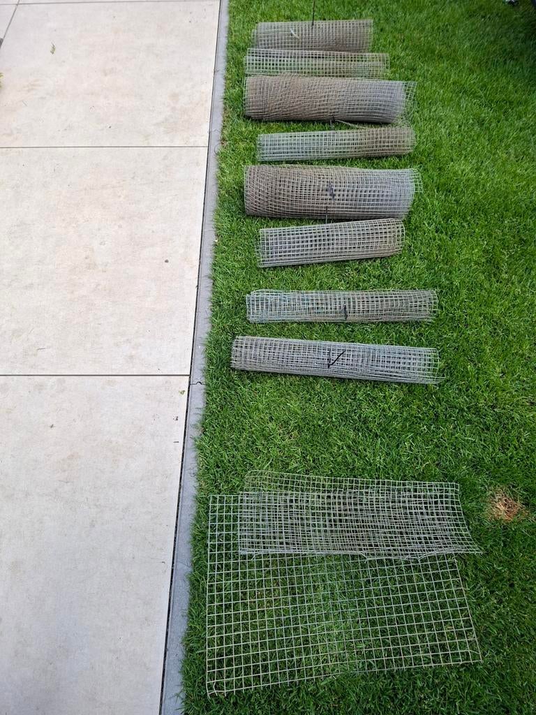 Diverse rollen en stukken gaas, Tuin en Terras, Ophalen of Verzenden, Gebruikt, Minder dan 10 meter