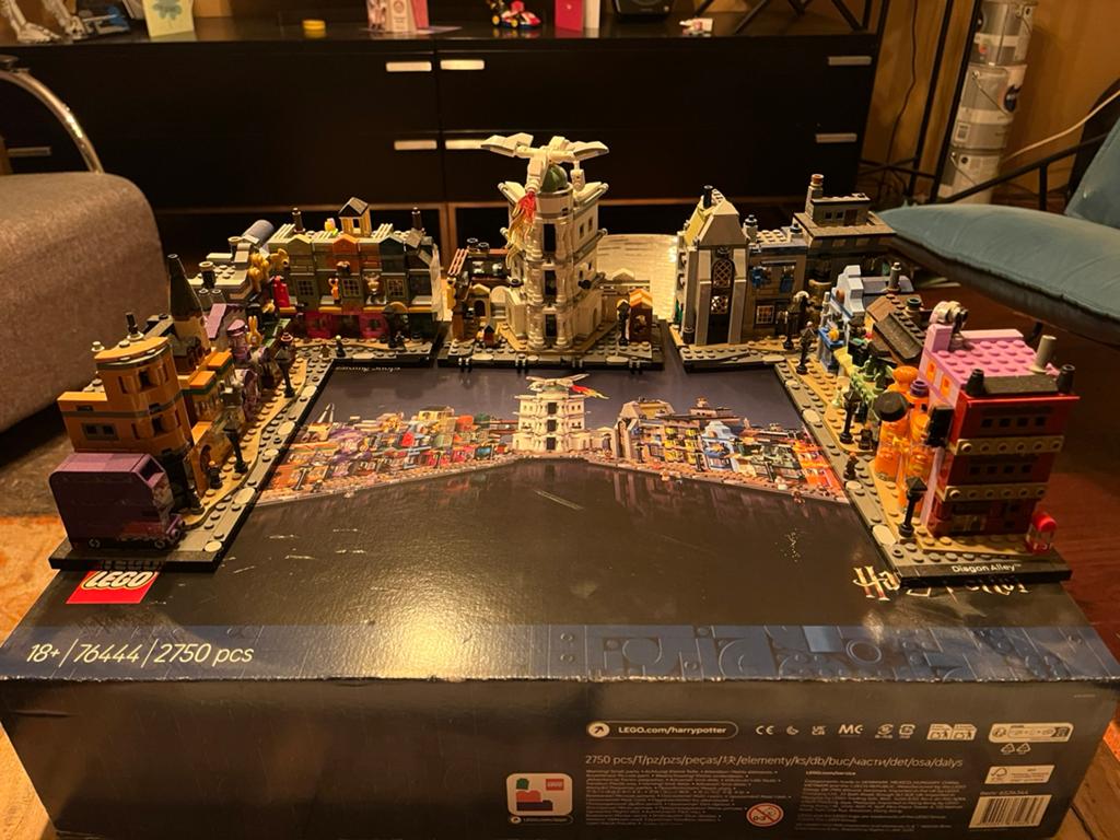 Lego Harry Potter Wizarding Shops 76444, Ophalen, Zo goed als nieuw, Overige typen