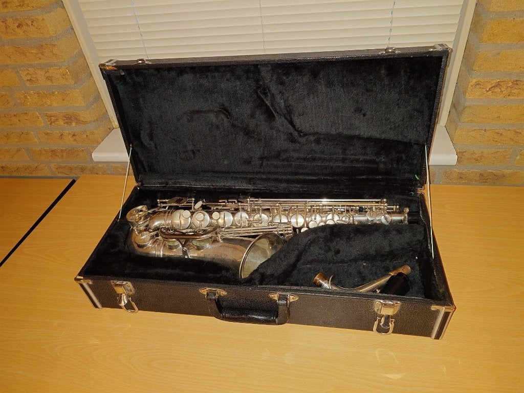 Durbin Alt Sax, Ophalen, Gebruikt, Alt, Met koffer