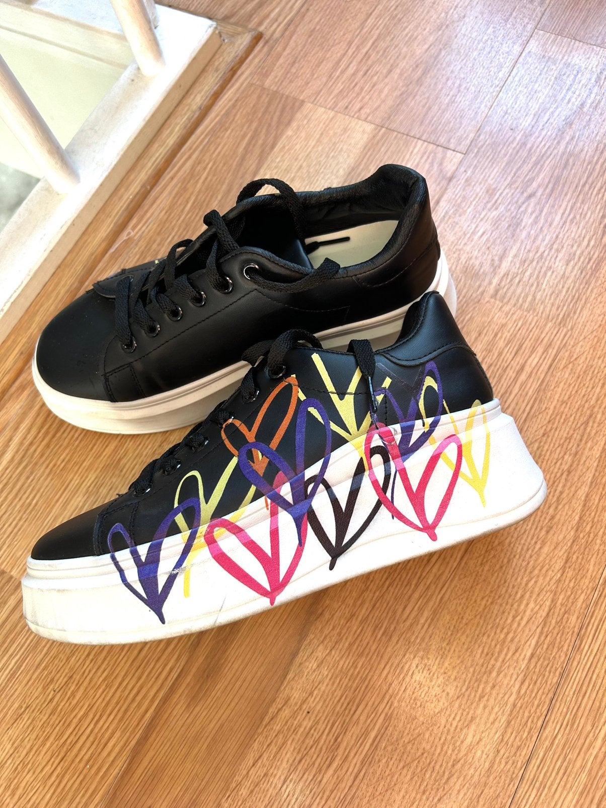 Hippe sneakers nieuwstaat maat 39, Zwart, Ophalen of Verzenden, Sneakers of Gympen, Zo goed als nieuw