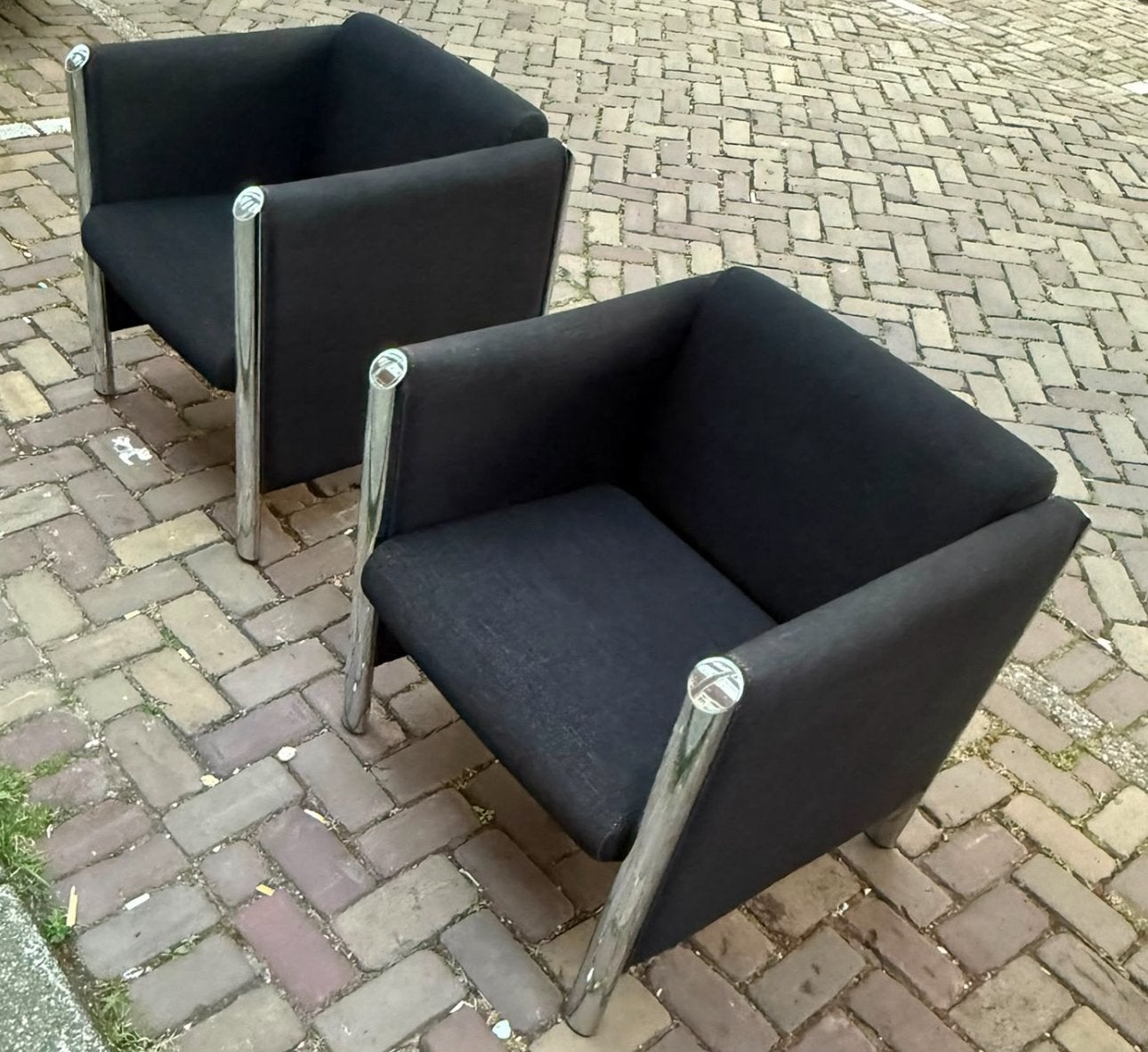 2 super nette fauteuils Wilkhan, Huis en Inrichting, Fauteuils, Ophalen, Zo goed als nieuw, 75 tot 100 cm, 50 tot 75 cm