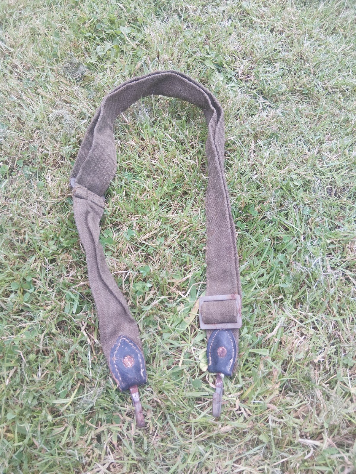 Originele Duitse M31 Broodzakriem (Brotbeutelriemen), Ophalen, Landmacht, Duitsland, Helm of Baret