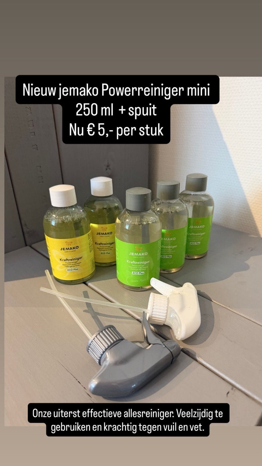 Jemako Powerreiniger mini 250 ml + spuit, Ophalen of Verzenden, Schoonmaakmiddel