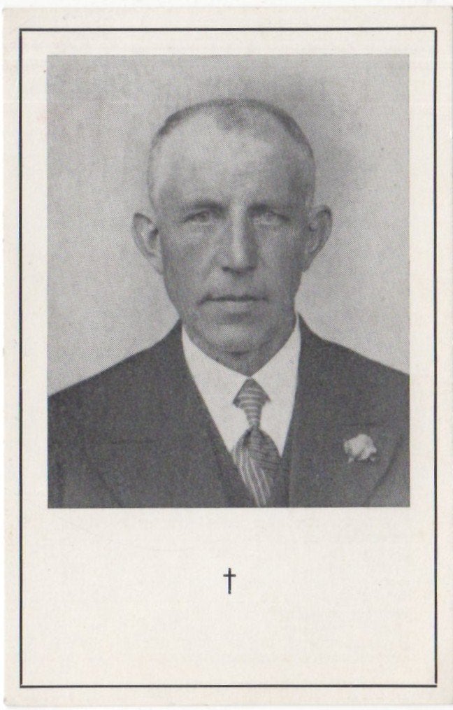 Lambertus van de Ven 1884 Erp + 1968 St. Oedenrode, 82 jaar, Ophalen of Verzenden