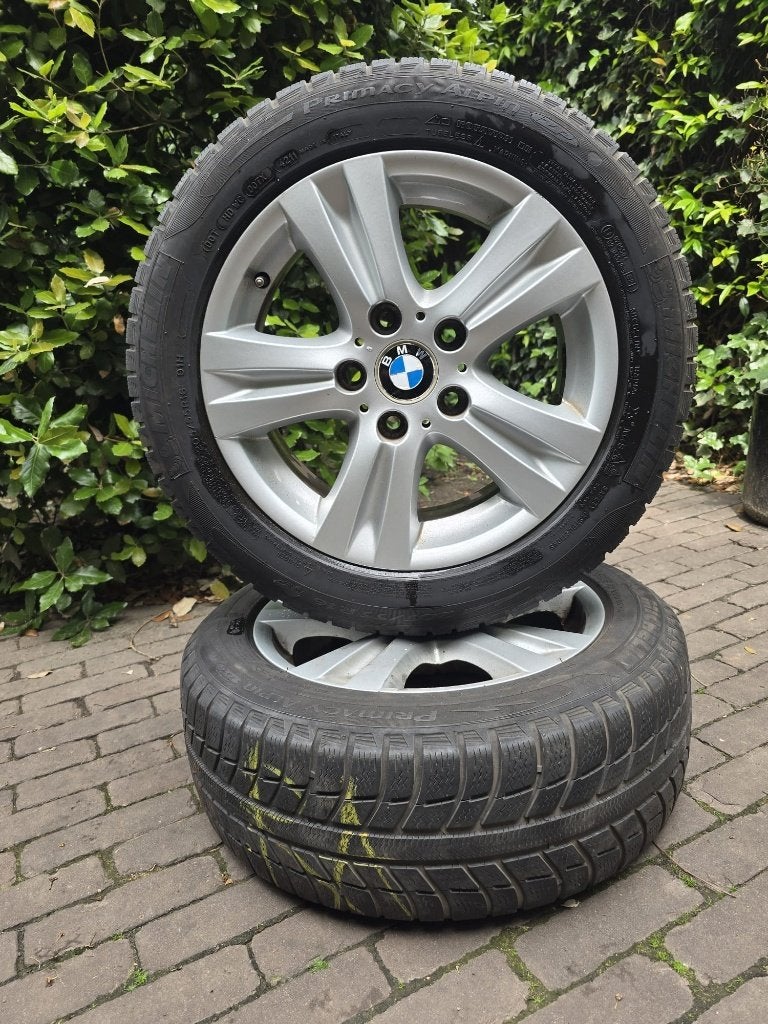 Originele 16 inch bmw velgen met winterbanden, Ophalen, 16 inch, Nieuw, Band(en)