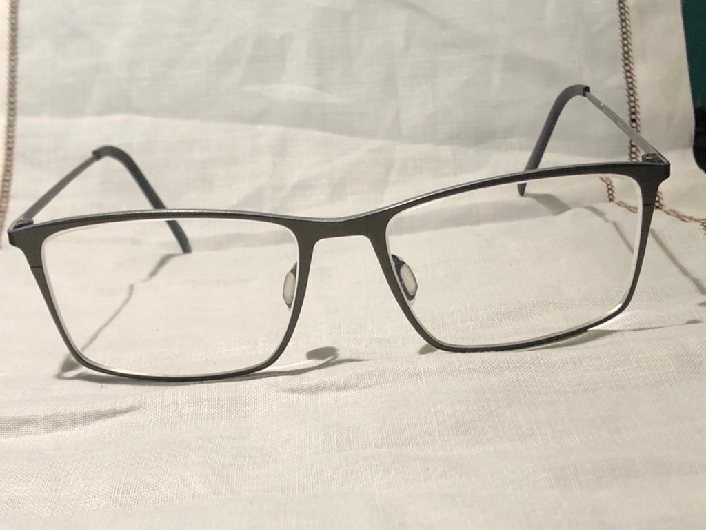 Baruch Eyewear Alex brilmontuur, Japans titanium, Duitsland, Overige merken, Ophalen of Verzenden, Zo goed als nieuw, Grijs