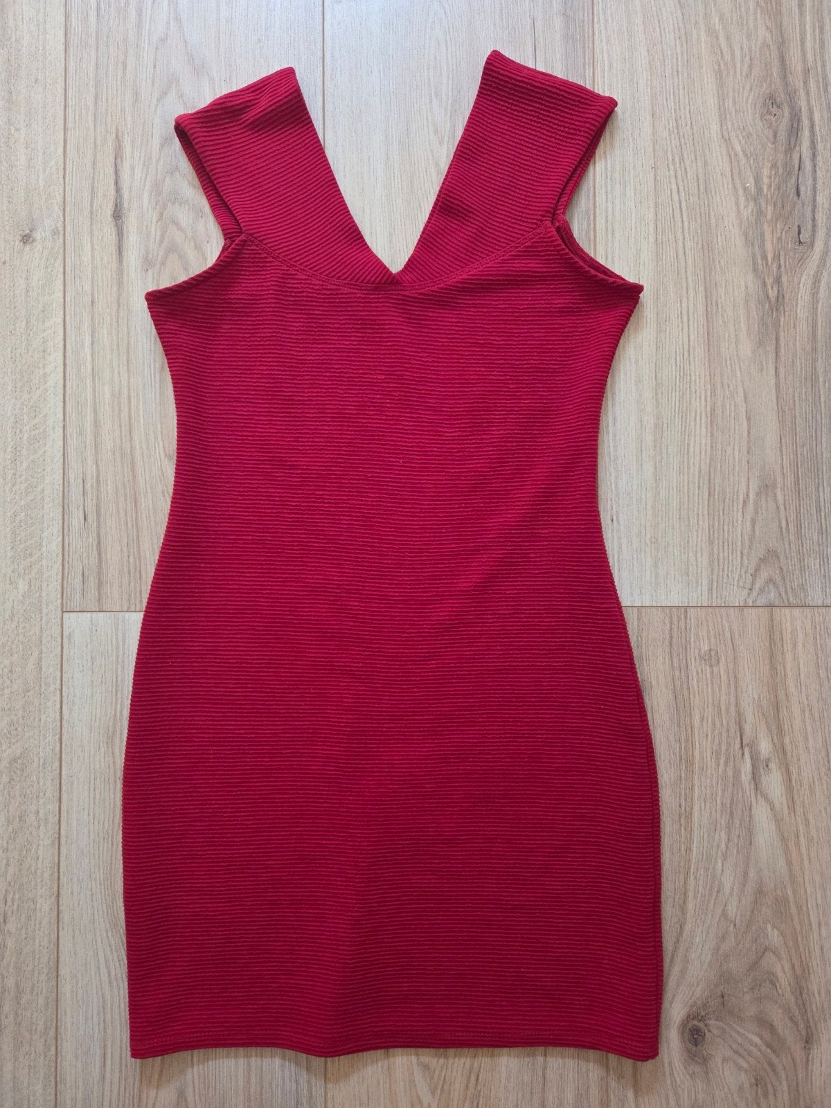 Mango rode zomerjurk L, Maat 38/40 (M), Mango, Ophalen of Verzenden, Gedragen