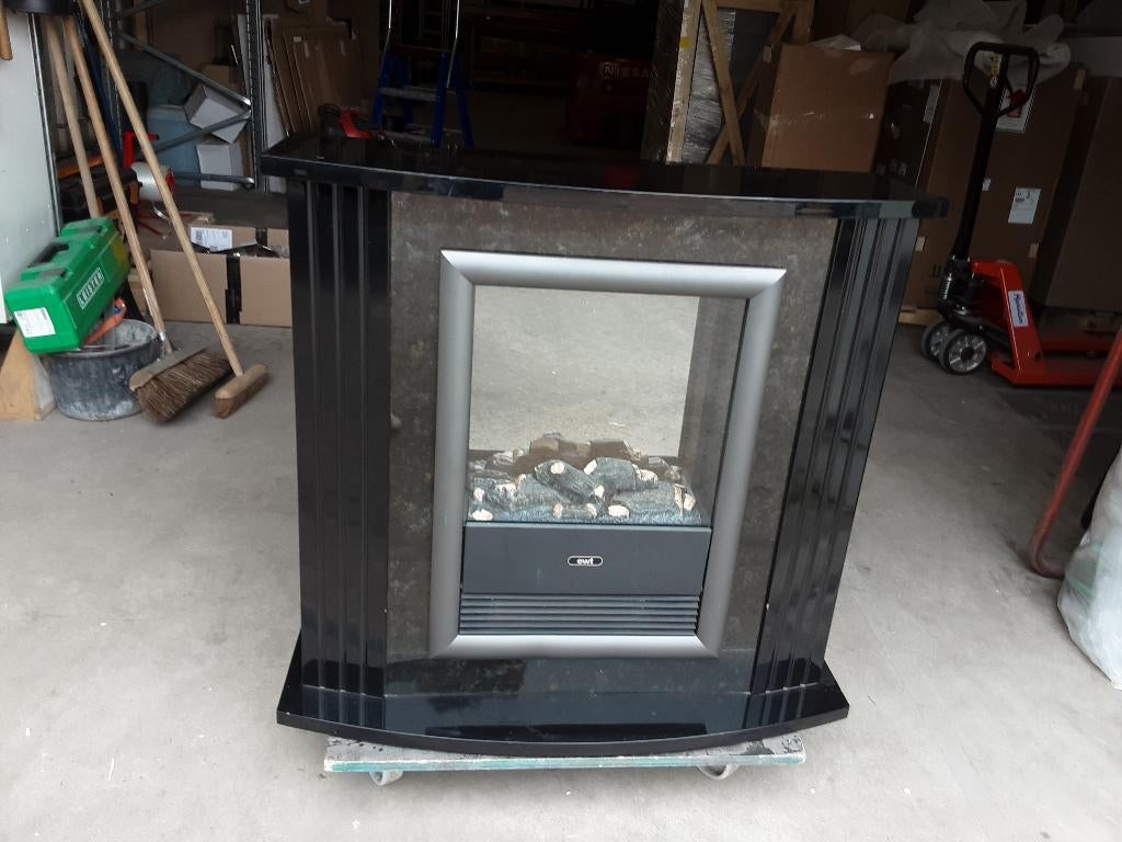 Elektrische Kachel EWT Optiflame Gebruikt, Huis en Inrichting, Kachels, Ophalen, Gebruikt, Overige soorten, Elektrisch