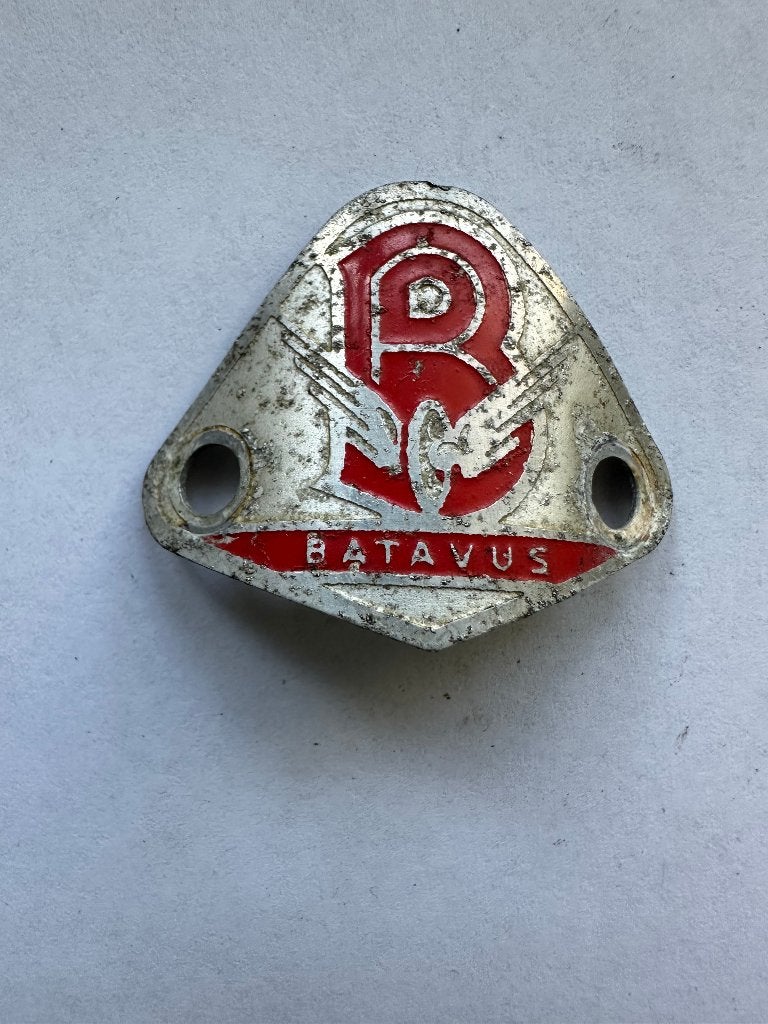 Stokoud Batavus spatbordplaatje. Spatbord plaatje., Gebruikt, Overige typen, Ophalen of Verzenden, Batavus.