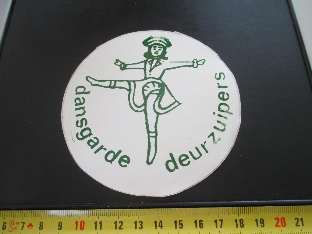 sticker Prinsenbeek Boemeldonck Dansgarde deurzuipers, Verzamelen, Stickers, Zo goed als nieuw, Ophalen