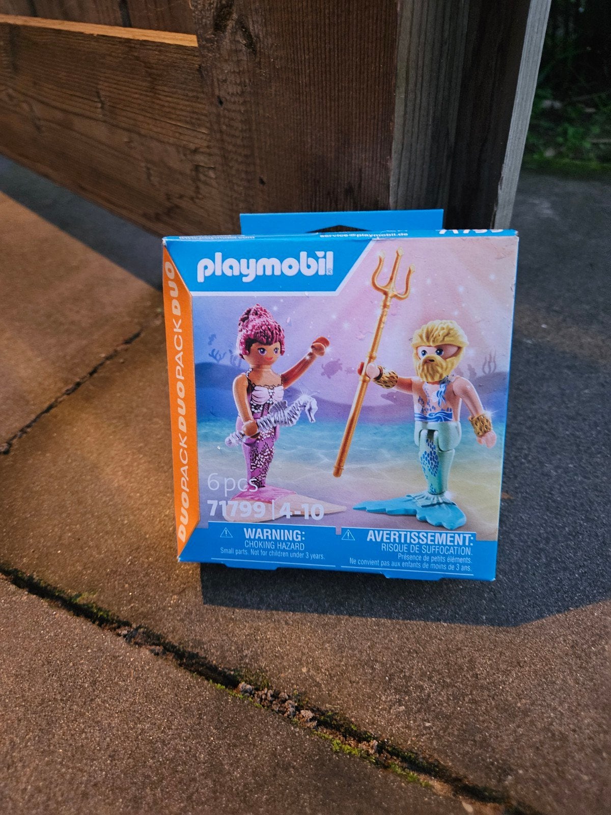 Nieuw Playmobil Duo Pack Zeemeermin en Zeemeerman, Complete set, Nieuw, Ophalen of Verzenden, Figuren