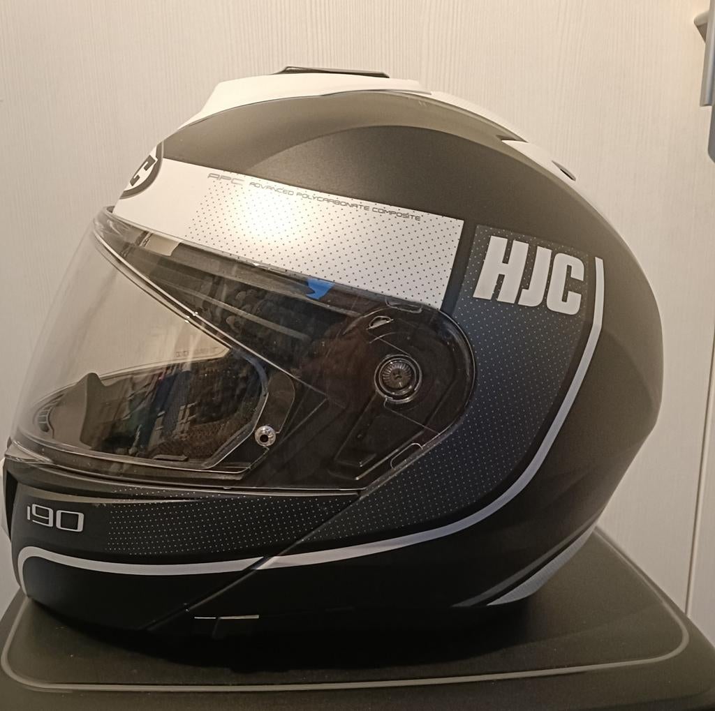 HJC i90 Systeemhelm Maat L (58-59) - Zeer Netjes, Motoren, Kleding | Motorhelmen, Systeemhelm, Heren, HJC, Ophalen of Verzenden