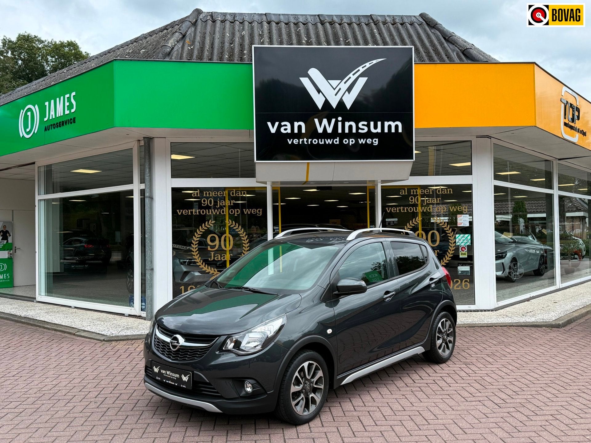 Opel KARL 1.0 Rocks Online Edition, Auto's, 839 kg, Stof, Gebruikt, Parkeersensor