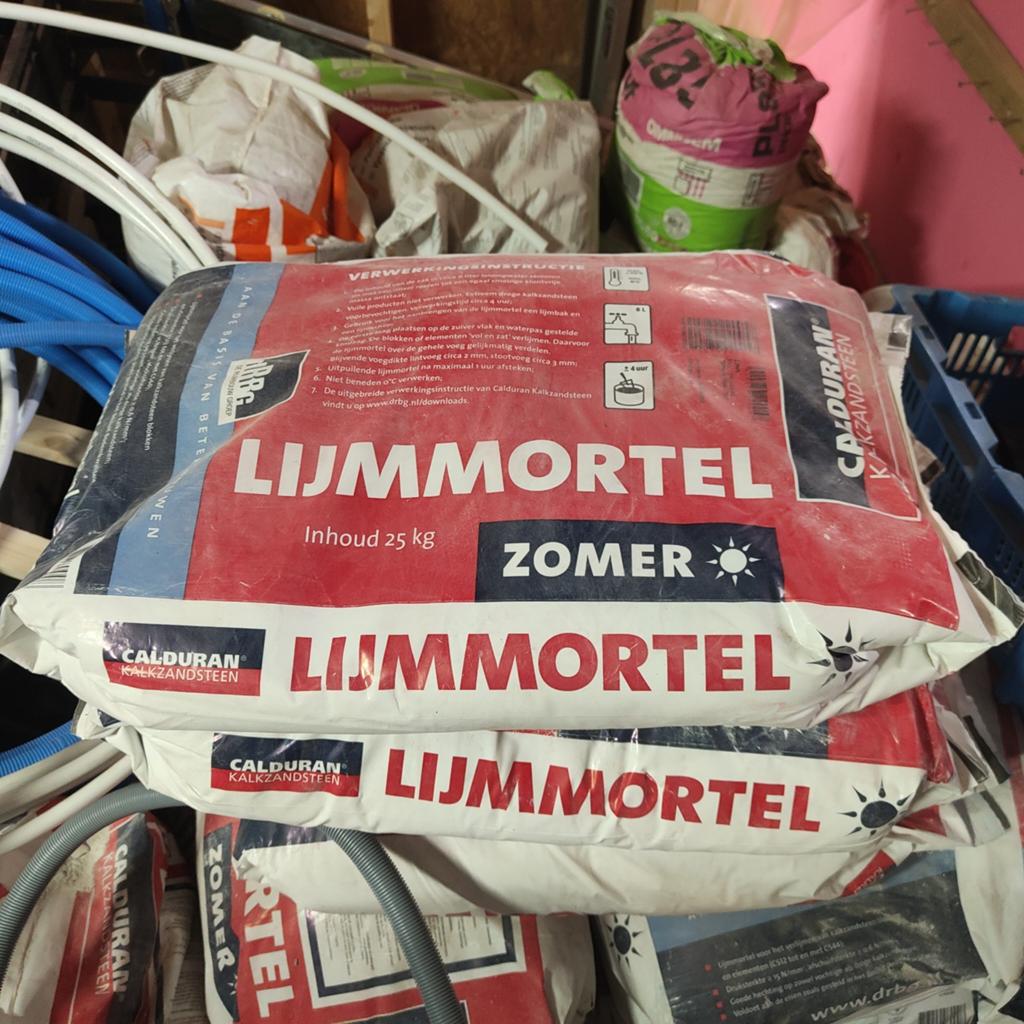 Calduran Lijmmortel Zomer - ca. 20 zakken (25 kg p/z), Ophalen, Nieuw