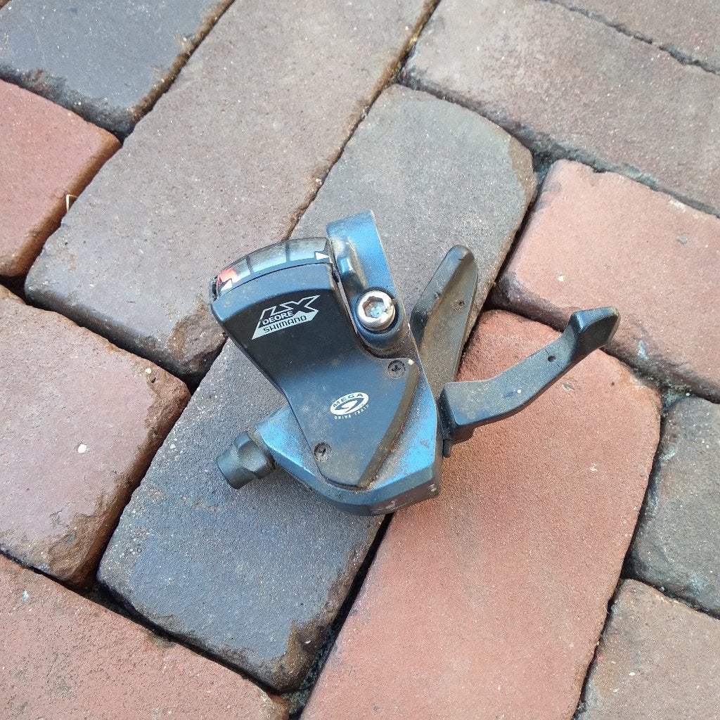 shimano deore LX shifter voorzijde, Fietsen en Brommers, Ophalen, Gebruikt, Gravelbike, Derailleur of Ketting