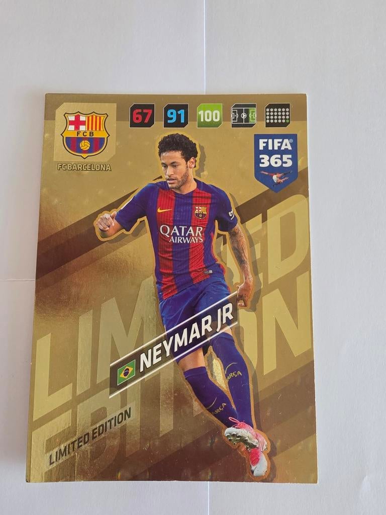 Neymar Jr. Limited Edition FIFA 365 2018 (grote kaart), Ophalen of Verzenden, Zo goed als nieuw, Plaatje