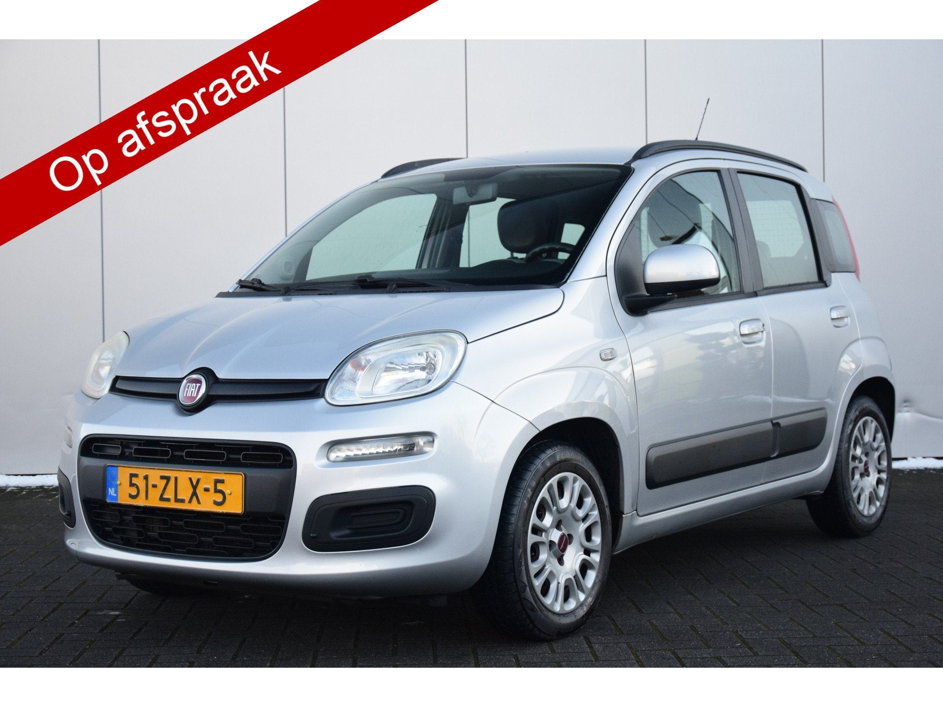 Fiat Panda 0.9 TwinAir Easy Airco 5 persoons! (bj 2013), Euro 5, Stof, Gebruikt, 31 €/maand