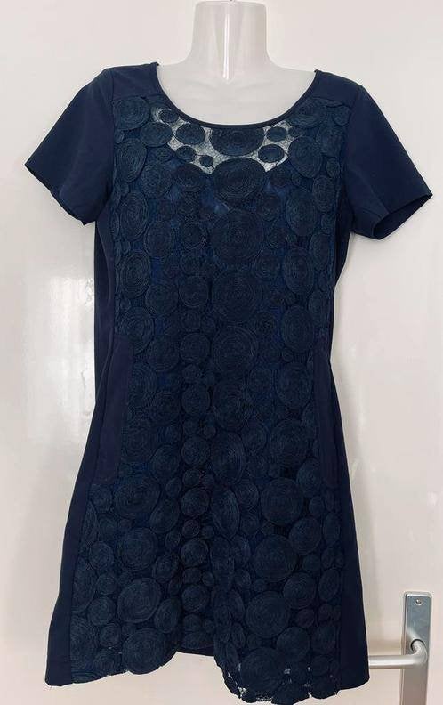 Steps blauwe jurk maat 36, Kleding | Dames, Jurken, Zo goed als nieuw, Maat 36 (S), Blauw, Boven de knie, Ophalen of Verzenden