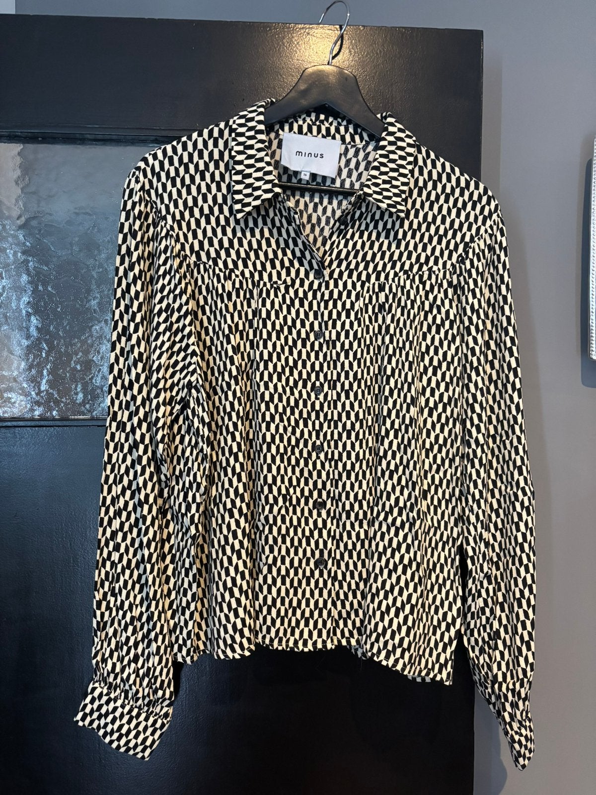 Minus blouse maat 36, Kleding | Dames, Ophalen of Verzenden, Zo goed als nieuw, Maat 36 (S), Zwart