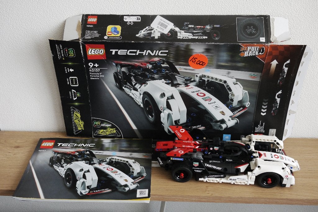 bouwpakket auto lego 42137 technic formula E porsche 99x, Auto, Groter dan 1:32, Nieuw, Ophalen
