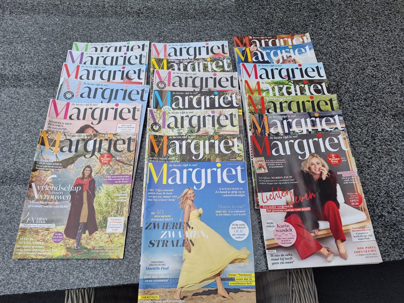 Margriet tijdschriften, Ophalen of Verzenden, Gelezen, Damesbladen