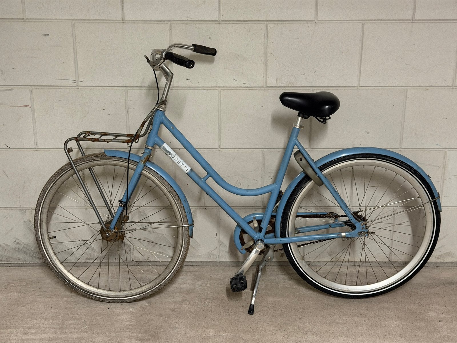 Veloretti caferacer Lichtblauw, Velgrem, Ophalen, Overige merken, 53 tot 56 cm