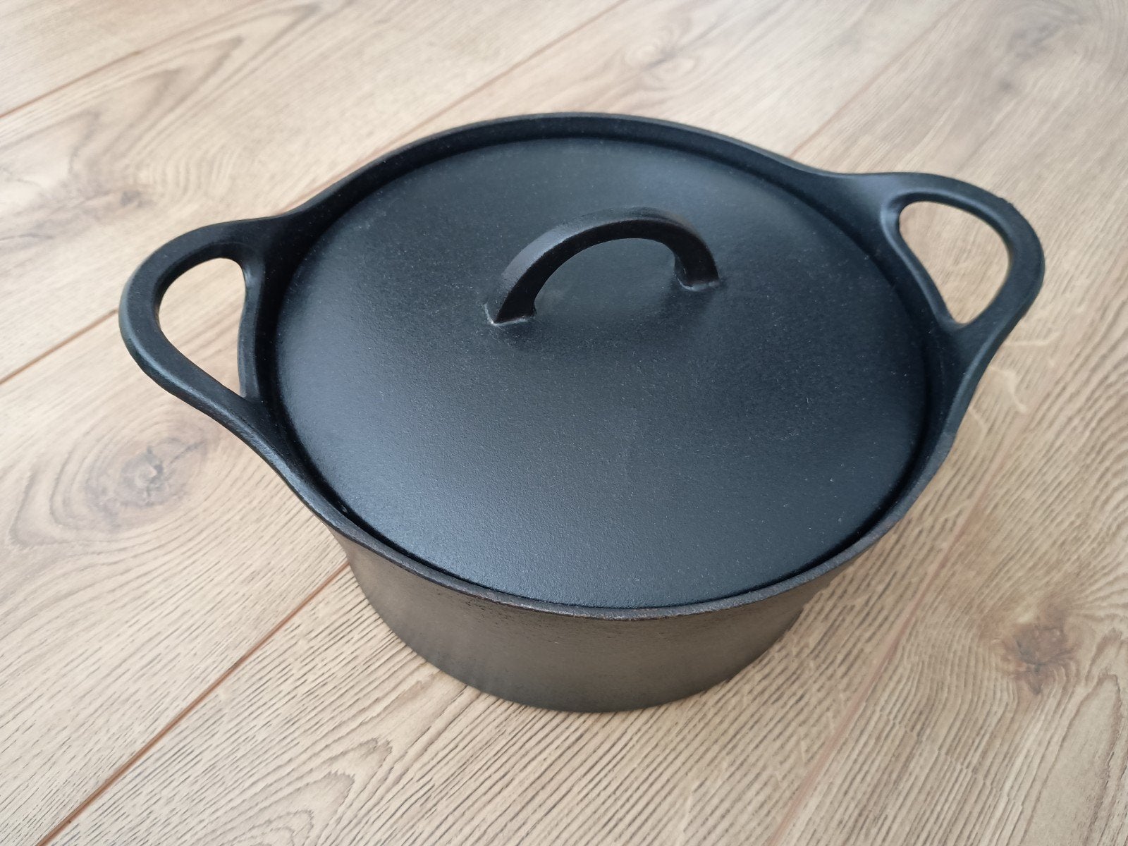 Gietijzeren Braadpan Hackman 25 cm zwart, Ophalen, Gebruikt, Gietijzer, Braadpan