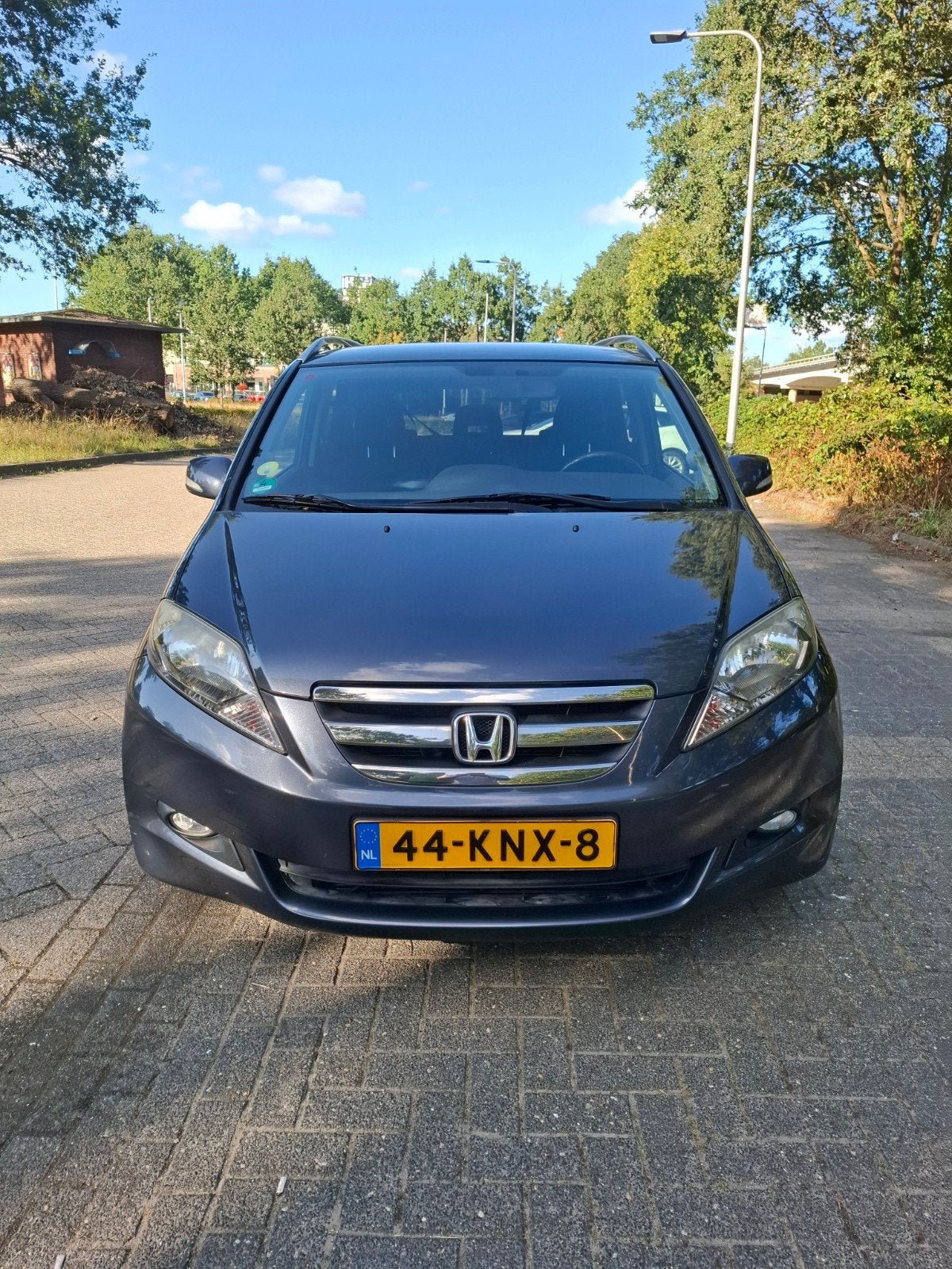 Honda FR-V 1.8 I 2010 Grijs, Auto's, 4 cilinders, Origineel Nederlands, 75 €/maand, Handgeschakeld