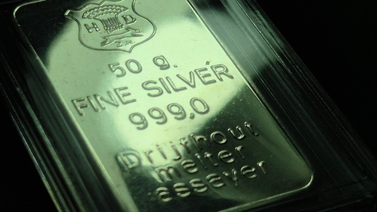 Drijfhout: 50 gram vintage zilverbaar. Puur zilver., Verzenden, Zilver