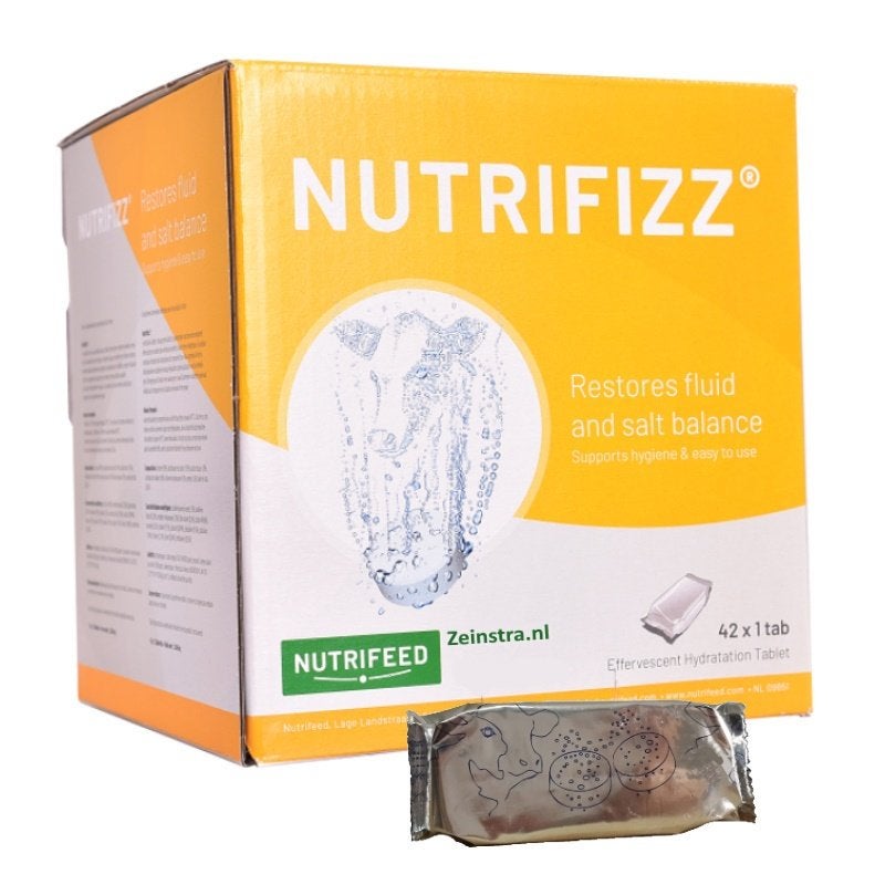 Nutrifizz bruistabletten kalverdiarree uitdroging kalveren, Verzenden, Vee