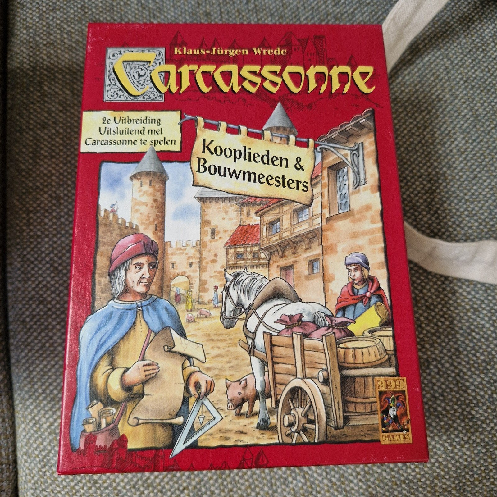 Carcassonne: Kooplieden & Bouwmeesters uitbreiding, Ophalen of Verzenden, Zo goed als nieuw