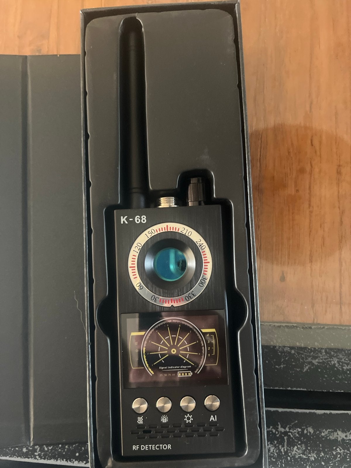 K-68 RF Detector - Draadloze Signaal Detector, Ophalen of Verzenden, Zo goed als nieuw