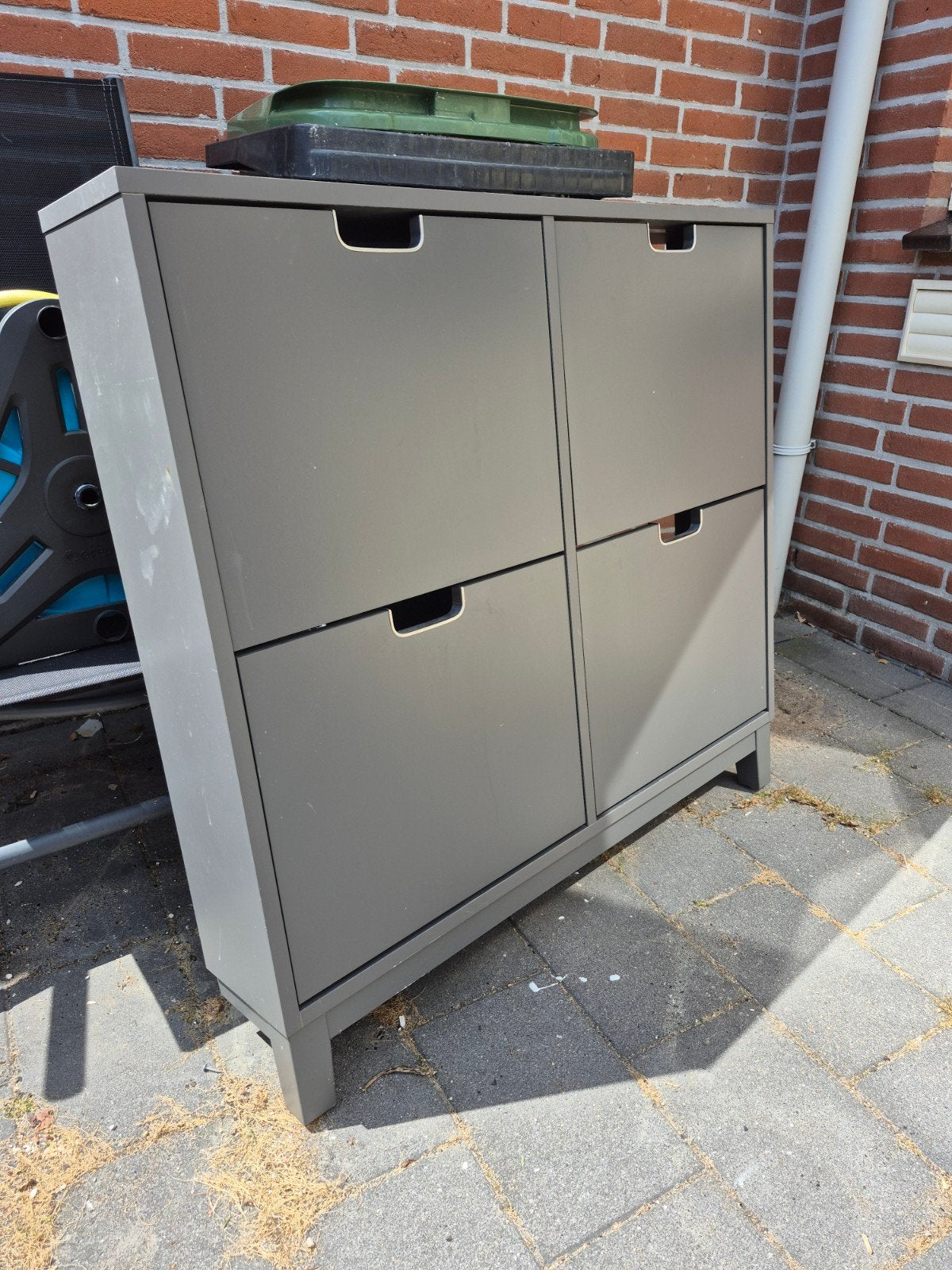 IKEA Stall Schoenenkast - Grijs, 4 vakken, Ophalen, Gebruikt, Modern