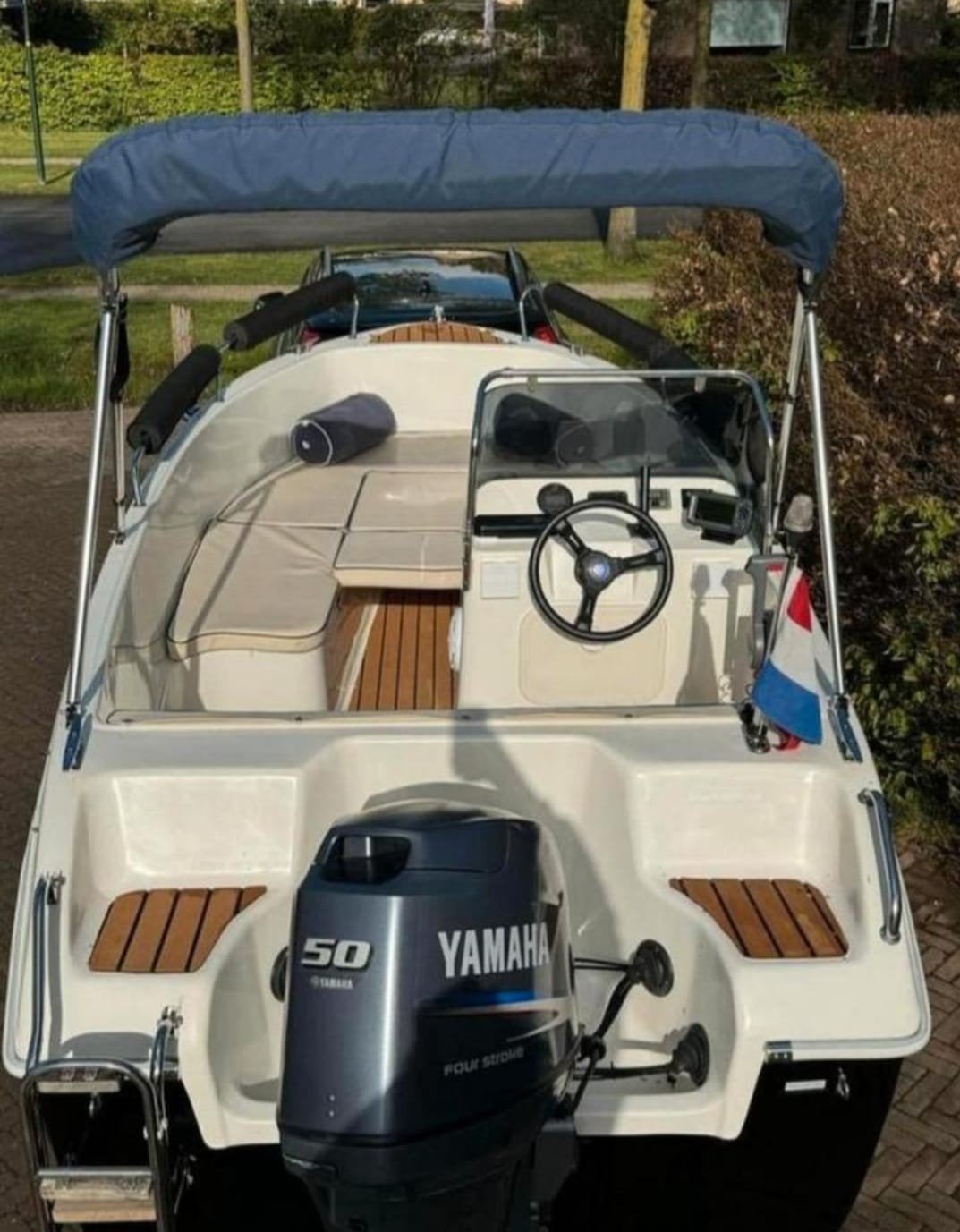 Dolphin 14 Consoleboot met Yamaha 50pk buitenboordmotor, Watersport en Boten, Overige merken, Gebruikt, Buitenboordmotor, Ophalen of Verzenden