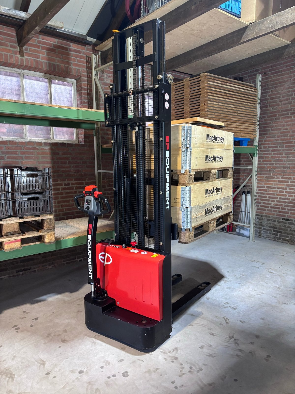 Stapelaar EP EST 122 - 3,3 meter, 1500kg, 1000 tot 2000 kg, Ophalen, Elektrisch, Stapelaar