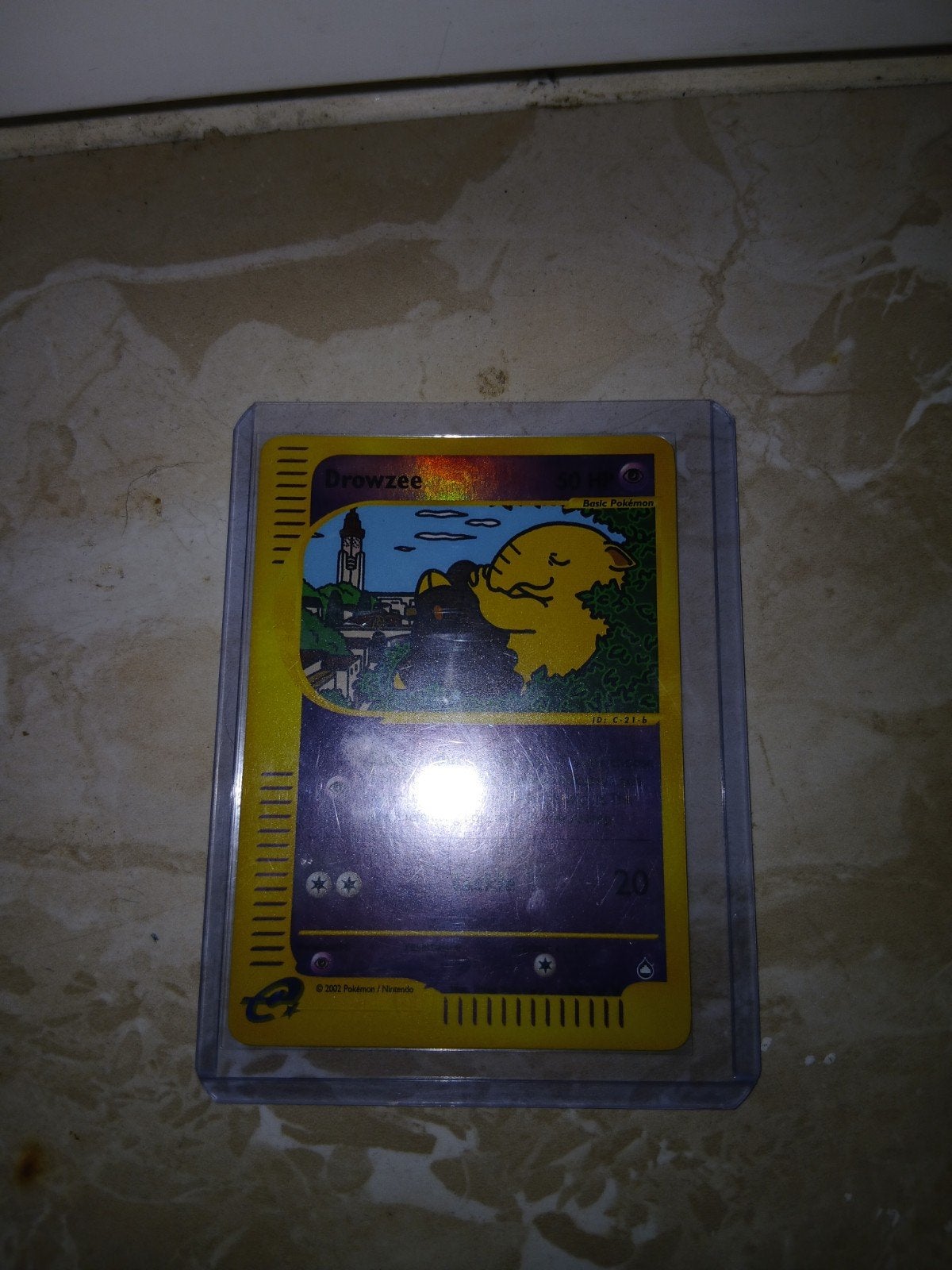 Pokémon kaarten: Noctowl en Drowzee (2002), Ophalen of Verzenden, Zo goed als nieuw, Losse kaart