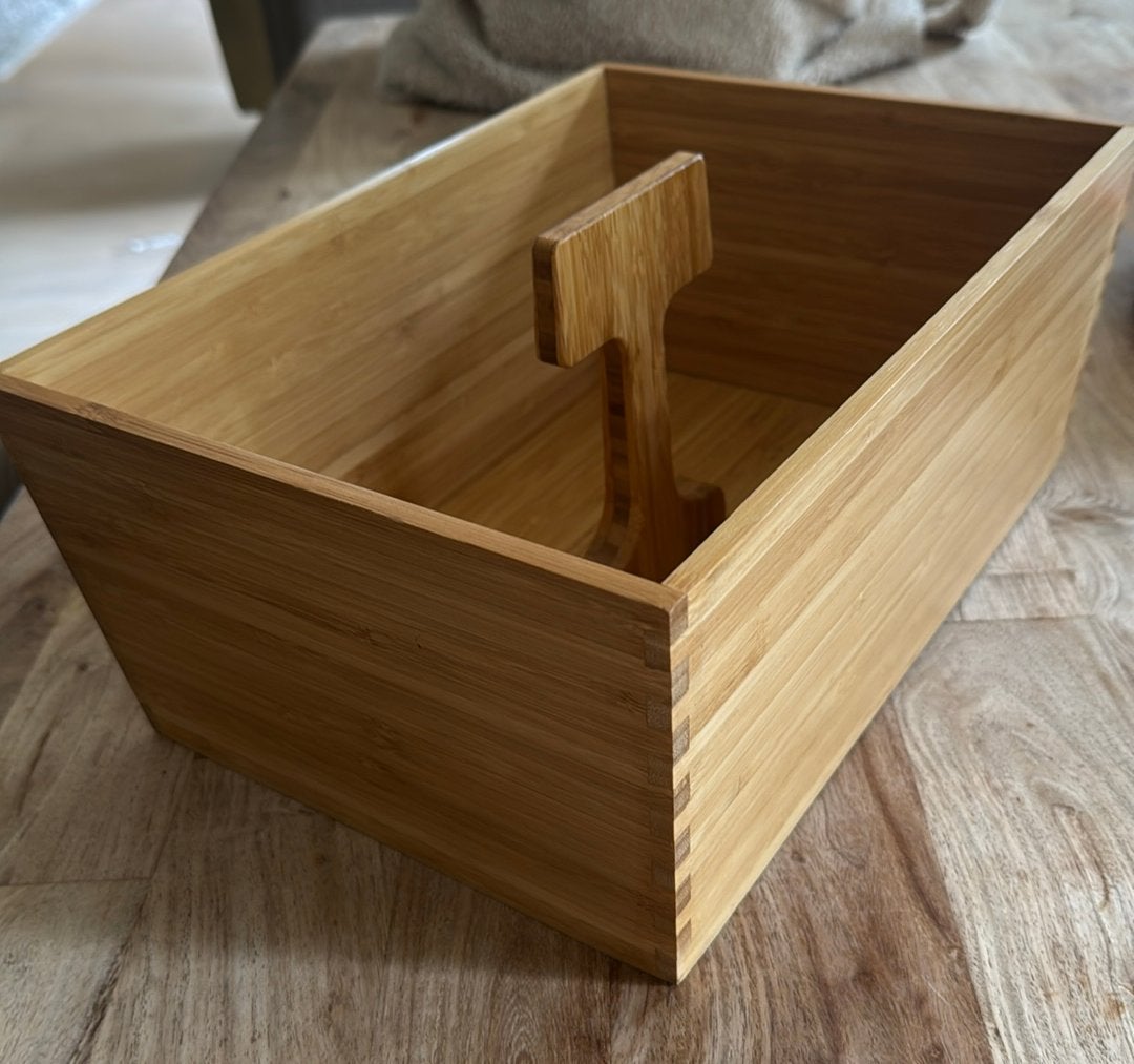 Ikea variera bamboe kistje / box met handgreep, Ophalen, Minder dan 50 cm, Minder dan 50 cm, Zo goed als nieuw
