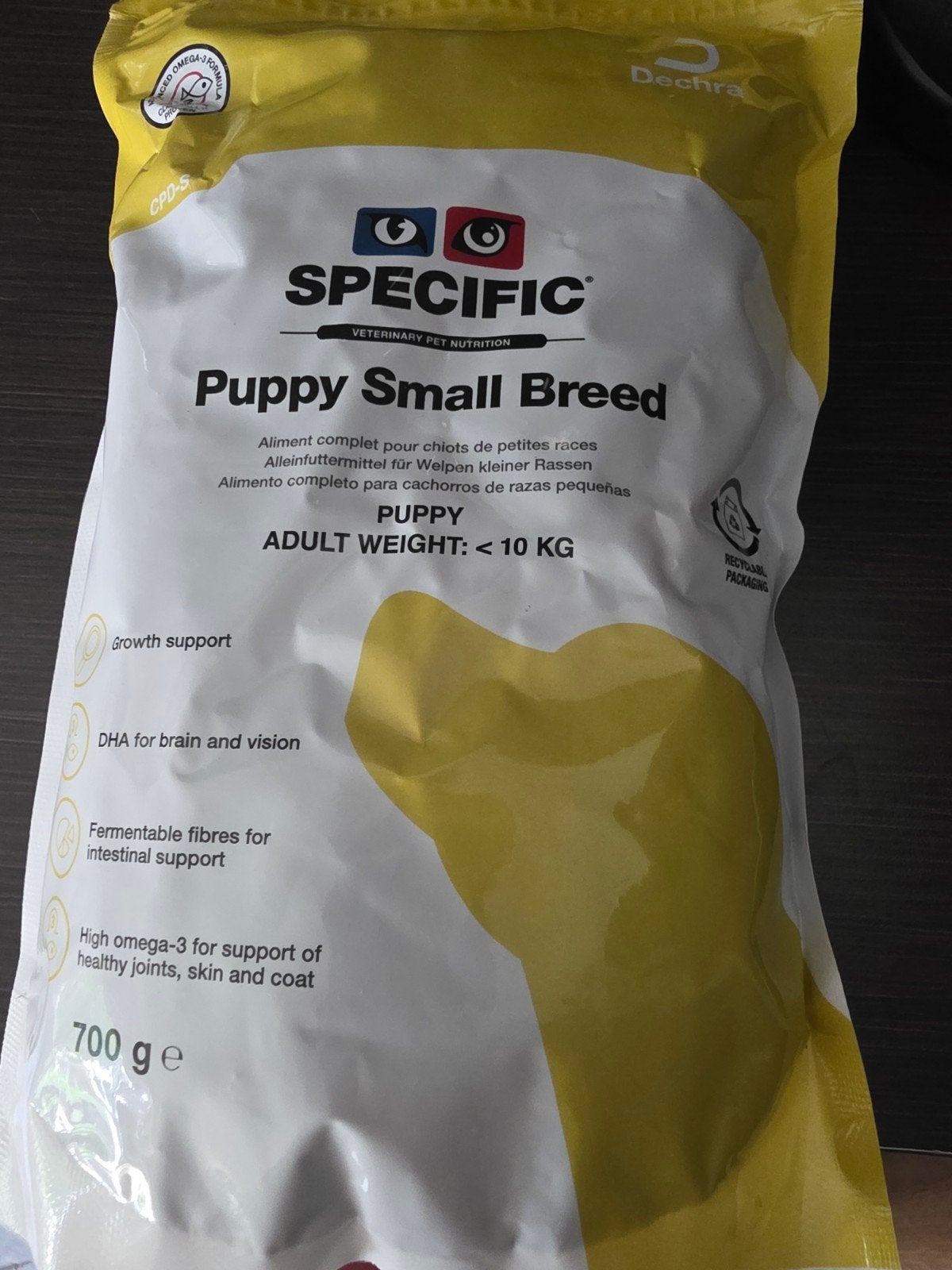 Specific puppy small breed voer, Ophalen, Hond