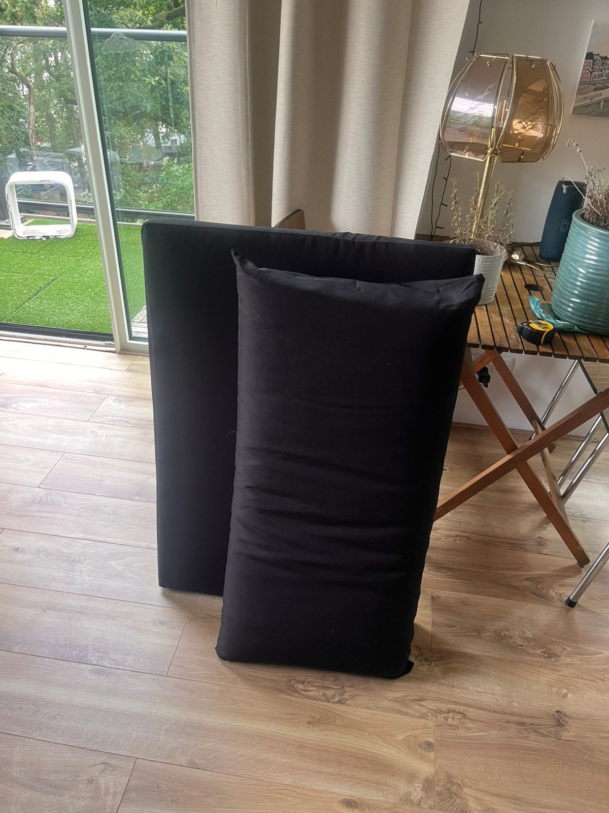 Balkon/tuinset kussens, Tuin en Terras, Ophalen, Gebruikt